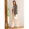 image:imageArachampCloz Womens Wool Blend Sweater Blazers Business Casual Jacket with Pockets 2026Coffee