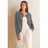 image:imageArachampCloz Womens Wool Blend Sweater Blazers Business Casual Jacket with Pockets 2026Gray