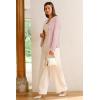 image:imageArachampCloz Womens Wool Blend Sweater Blazers Business Casual Jacket with Pockets 2026Pink