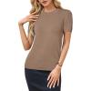 image:imageArachampCloz Womens Wool Blend Business Casual Essential Fall Layering Pullover SweatersAcamel02