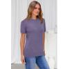 image:imageArachampCloz Womens Wool Blend Business Casual Essential Fall Layering Pullover SweatersAcorn Violet