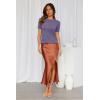 image:imageArachampCloz Womens Wool Blend Business Casual Essential Fall Layering Pullover SweatersAcorn Violet