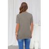 image:imageArachampCloz Womens Wool Blend Business Casual Essential Fall Layering Pullover SweatersAgray Mocha