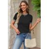 image:imageArachampCloz Womens Wool Blend Business Casual Essential Fall Layering Pullover SweatersBlack5132