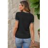 image:imageArachampCloz Womens Wool Blend Business Casual Essential Fall Layering Pullover SweatersBlack5132