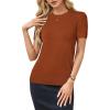image:imageArachampCloz Womens Wool Blend Business Casual Essential Fall Layering Pullover SweatersCaramel