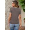 image:imageArachampCloz Womens Wool Blend Business Casual Essential Fall Layering Pullover SweatersCoffee5132