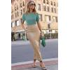 image:imageArachampCloz Womens Wool Blend Business Casual Essential Fall Layering Pullover SweatersLake Blue
