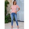 image:imageArachampCloz Womens Wool Blend Business Casual Essential Fall Layering Pullover SweatersLight Pink