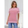 image:imageArachampCloz Womens Wool Blend Business Casual Essential Fall Layering Pullover SweatersPinkred