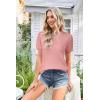 image:imageArachampCloz Womens Wool Blend Business Casual Essential Fall Layering Pullover SweatersSakura Pink