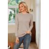 image:imageArachampCloz Womens Wool Blend Classic Crew Neck Casual Fall SweatersAapricot02