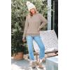 image:imageArachampCloz Womens Wool Blend Classic Crew Neck Casual Fall SweatersAapricot02