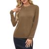 image:imageArachampCloz Womens Wool Blend Classic Crew Neck Casual Fall SweatersAcamel