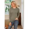 image:imageArachampCloz Womens Wool Blend Classic Crew Neck Casual Fall SweatersAgreen Tea