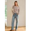 image:imageArachampCloz Womens Wool Blend Classic Crew Neck Casual Fall SweatersCableapricot