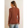 image:imageArachampCloz Womens Wool Blend Classic Crew Neck Casual Fall SweatersCablecaramel