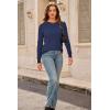 image:imageArachampCloz Womens Wool Blend Classic Crew Neck Casual Fall SweatersCablenavy
