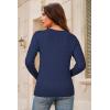 image:imageArachampCloz Womens Wool Blend Classic Crew Neck Casual Fall SweatersCablenavy