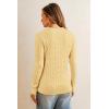 image:imageArachampCloz Womens Wool Blend Classic Crew Neck Casual Fall SweatersCableyellow