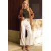 image:imageArachampCloz Womens Wool Blend Classic Crew Neck Casual Fall SweatersDark Brown