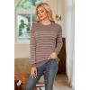 image:imageArachampCloz Womens Wool Blend Classic Crew Neck Casual Fall SweatersDusty Pinkapricot