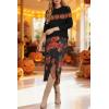 image:imageArachampCloz Womens Wool Blend Classic Crew Neck Casual Fall SweatersHalloween Pumpkin