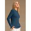 image:imageArachampCloz Womens Wool Blend Classic Crew Neck Casual Fall SweatersIndigo Blue