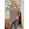 image:imageArachampCloz Womens Wool Blend Classic Crew Neck Casual Fall SweatersKhakinavy