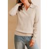 image:imageArachampCloz Womens Wool Blend Collared Polo Pullover Spring Sweaters Business Casual Outfits 2026Apricot