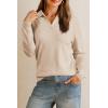 image:imageArachampCloz Womens Wool Blend Collared Polo Pullover Spring Sweaters Business Casual Outfits 2026Apricot