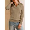 image:imageArachampCloz Womens Wool Blend Collared Polo Pullover Spring Sweaters Business Casual Outfits 2026Camel