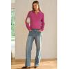 image:imageArachampCloz Womens Wool Blend Collared Polo Pullover Spring Sweaters Business Casual Outfits 2026Rose Red