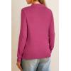 image:imageArachampCloz Womens Wool Blend Collared Polo Pullover Spring Sweaters Business Casual Outfits 2026Rose Red