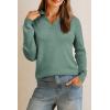 image:imageArachampCloz Womens Wool Blend Collared Polo Pullover Spring Sweaters Business Casual Outfits 2026Sage Green