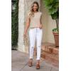image:imageArachampCloz Womens Wool Blend Mock Neck Sweaters Vest Business Casual Lightweight Trendy Tops Summer Outfits 2026Apricot5046