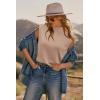 image:imageArachampCloz Womens Wool Blend Mock Neck Sweaters Vest Business Casual Lightweight Trendy Tops Summer Outfits 2026Khaki