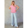 image:imageArachampCloz Womens Wool Blend Mock Neck Sweaters Vest Business Casual Lightweight Trendy Tops Summer Outfits 2026Pink5046