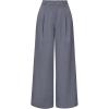 image:imageArachampCloz Womens Linen Blend Wide Leg AllSeason Business Casual Outfits Dress PantsGrey