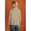 image:imageArachampCloz Womens 100 Cotton Collared V Neck Eyelet Knit Spring Cotton Polo Shirts 2026Light Khaki