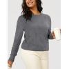 image:imageArachampCloz Womens Soft Knit Sweater Fall Dressy Casual Pullover TopsAgray