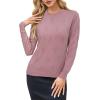 image:imageArachampCloz Womens Soft Knit Sweater Fall Dressy Casual Pullover TopsApink