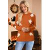 image:imageArachampCloz Womens Soft Knit Sweater Fall Dressy Casual Pullover TopsHalloween01