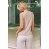 image:imageArachampCloz Womens Wool Blend Non See Through Button Down Business Casual Tank Tops 2026Apricot