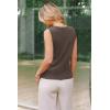 image:imageArachampCloz Womens Wool Blend Non See Through Button Down Business Casual Tank Tops 2026Coffee