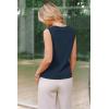 image:imageArachampCloz Womens Wool Blend Non See Through Button Down Business Casual Tank Tops 2026Dark Blue