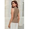 image:imageArachampCloz Womens Wool Blend Sweater Soft Turtleneck AllSeason Casual Tank 2026Camel