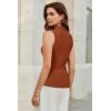 image:imageArachampCloz Womens Wool Blend Sweater Soft Turtleneck AllSeason Casual Tank 2026Caramel