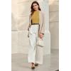 image:imageArachampCloz Womens Wool Blend Sweater Soft Turtleneck AllSeason Casual Tank 2026Light Turmeric