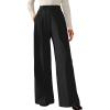 image:imageArachampCloz Womens WrinkleFree Pleated High Waisted Business Casual Wide Leg Dress Pants 2026Black